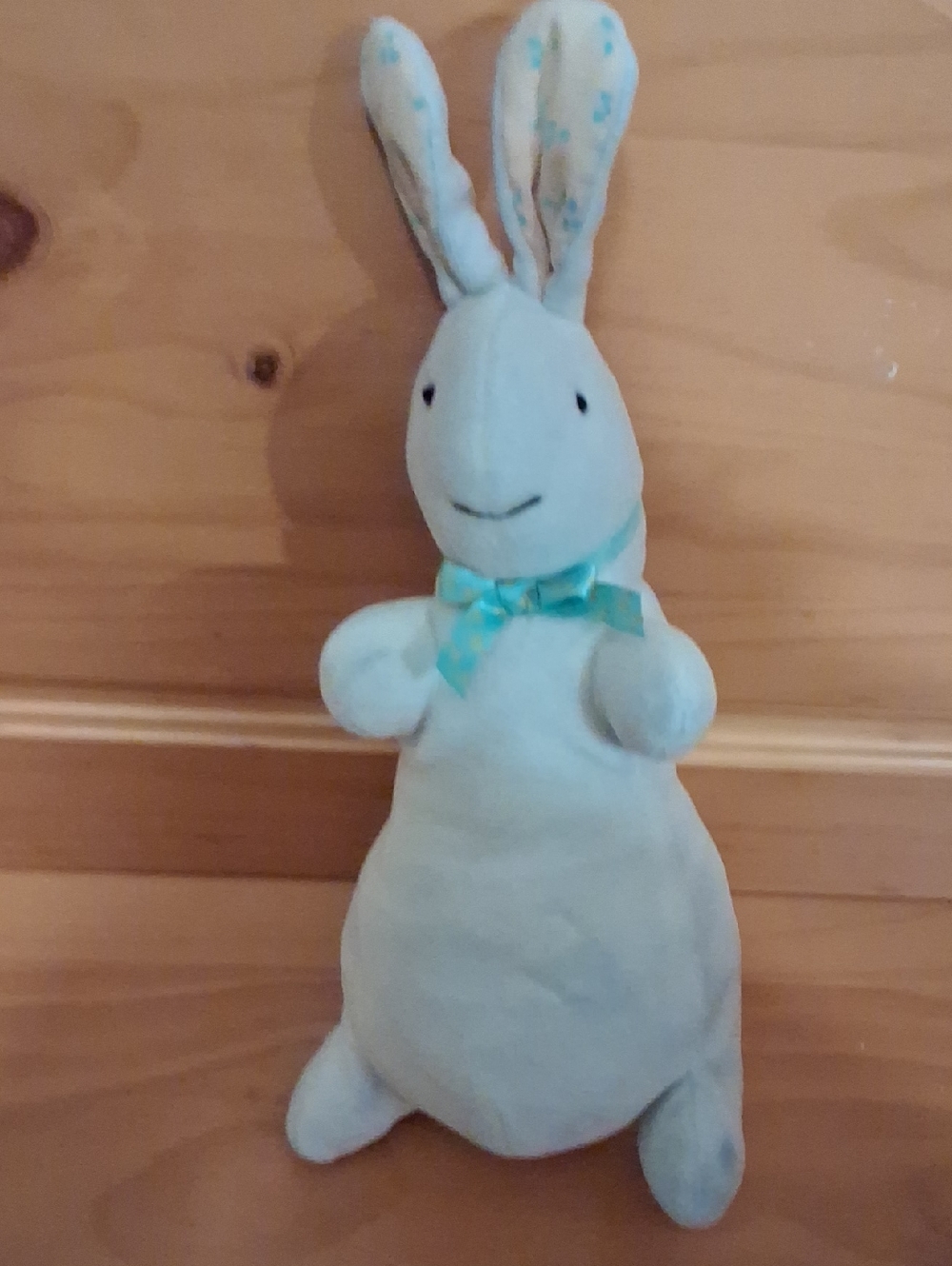 Soft Plush Bunny Toy - Light Blue